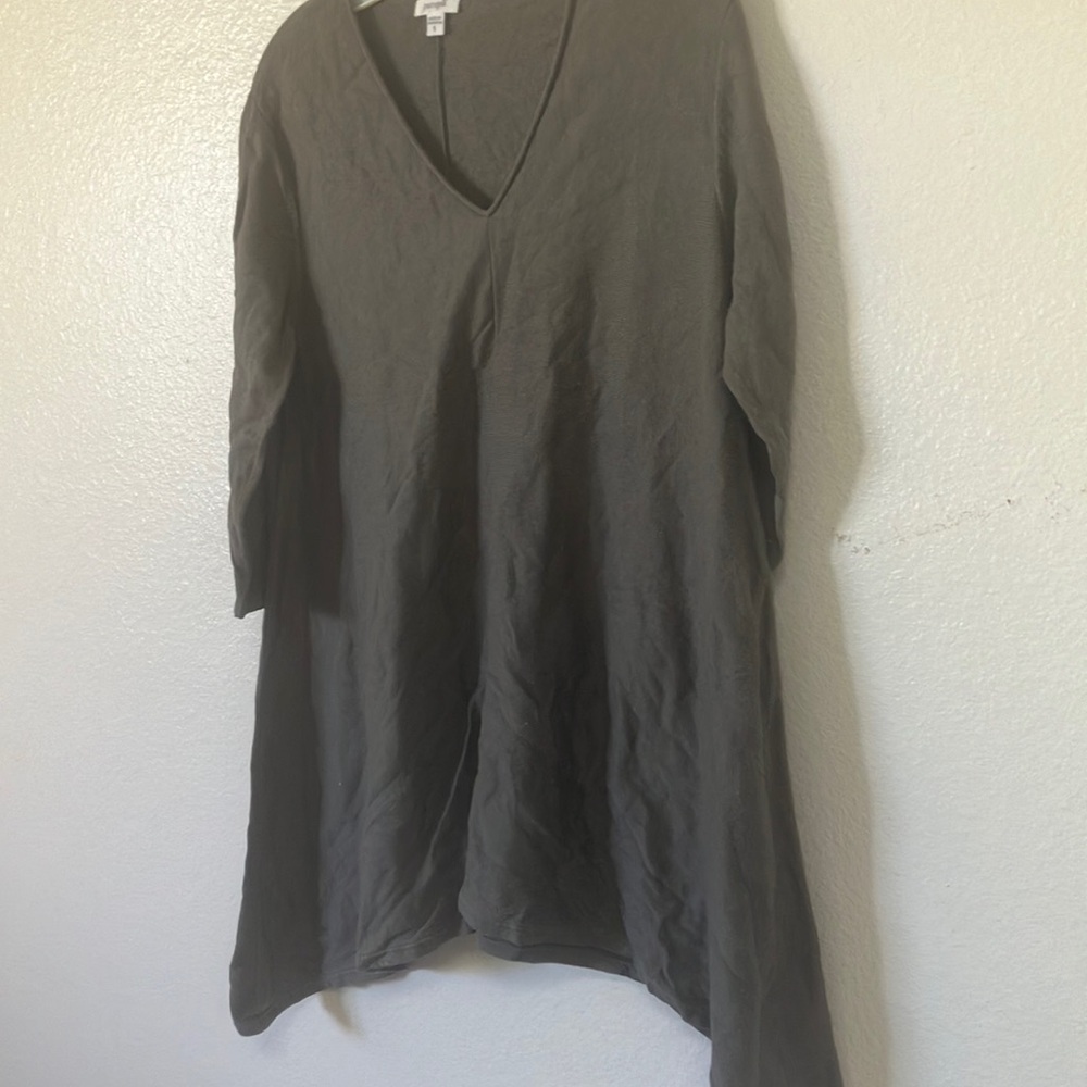FINAL MARKDOWN Pure Jill V-Neck Long Sleeve Tunic small